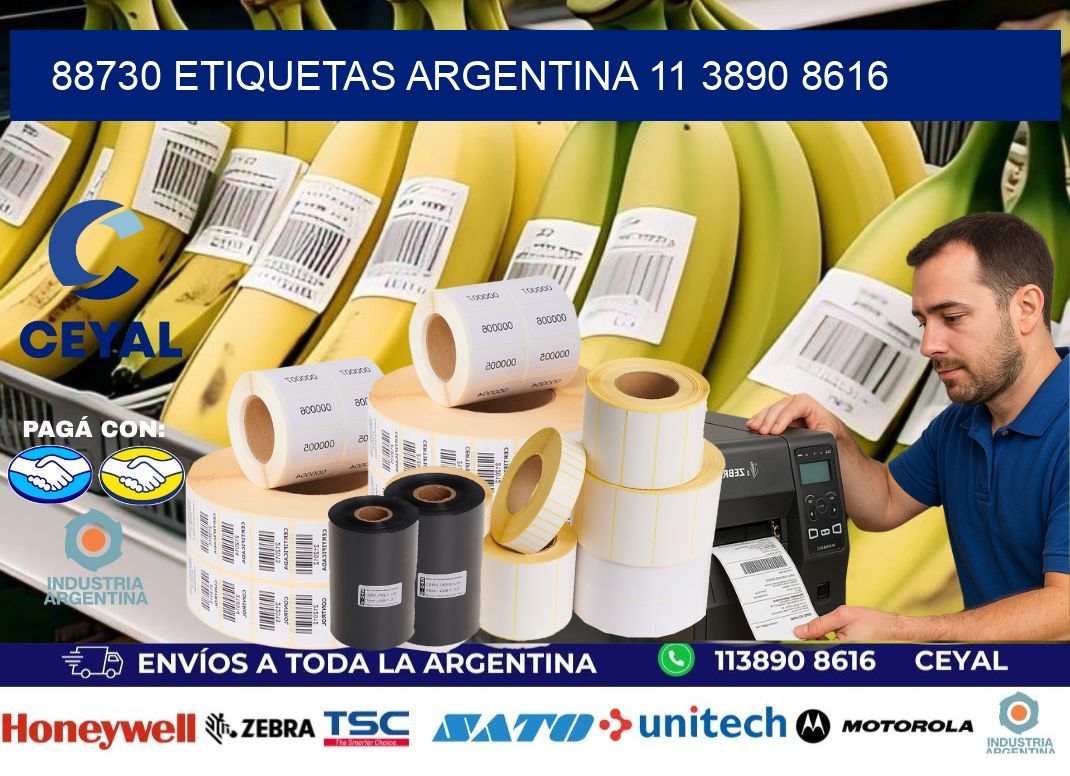 88730 ETIQUETAS ARGENTINA 11 3890 8616