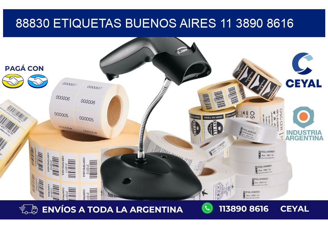 88830 ETIQUETAS BUENOS AIRES 11 3890 8616