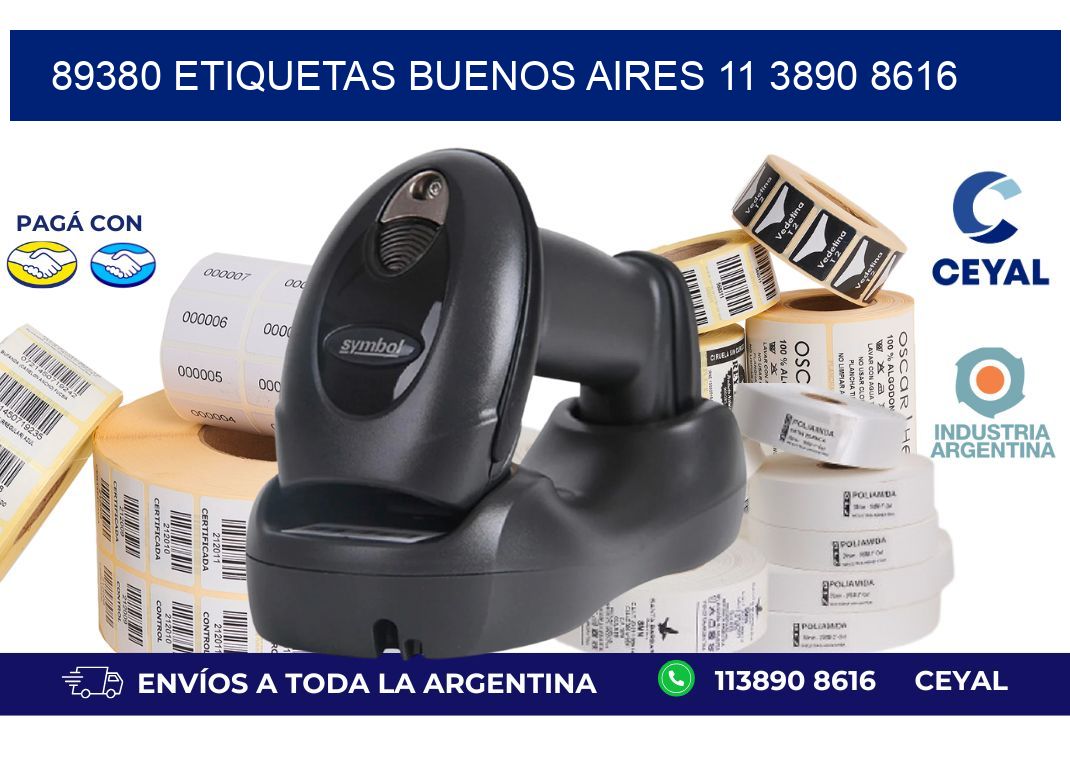 89380 ETIQUETAS BUENOS AIRES 11 3890 8616