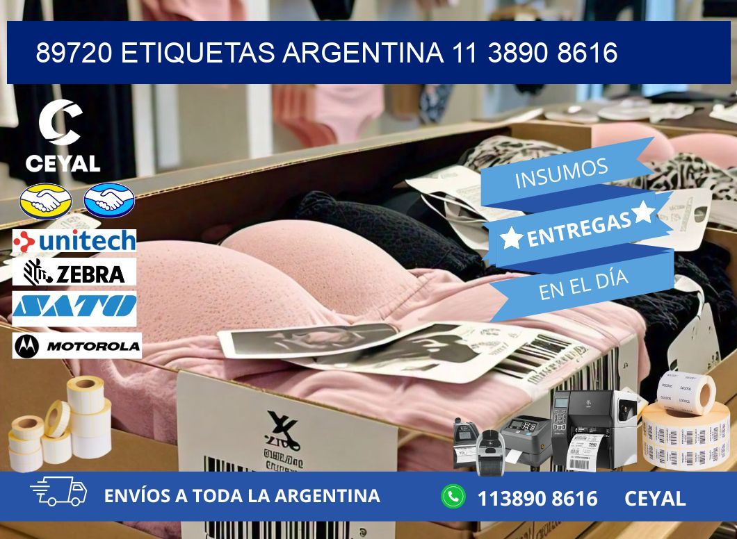 89720 ETIQUETAS ARGENTINA 11 3890 8616