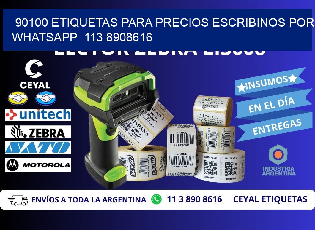 90100 ETIQUETAS PARA PRECIOS ESCRIBINOS POR WHATSAPP  113 8908616
