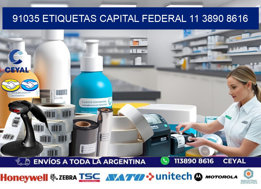 91035 ETIQUETAS CAPITAL FEDERAL 11 3890 8616
