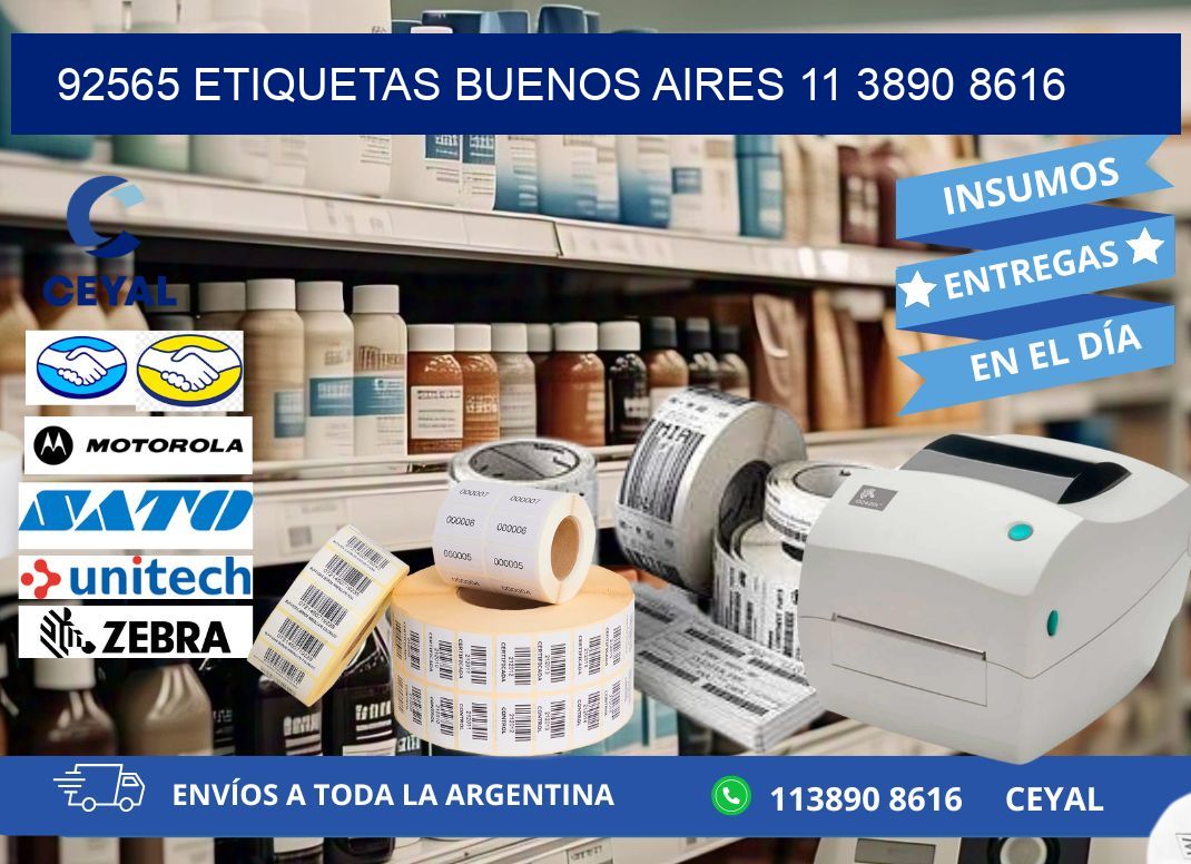 92565 ETIQUETAS BUENOS AIRES 11 3890 8616