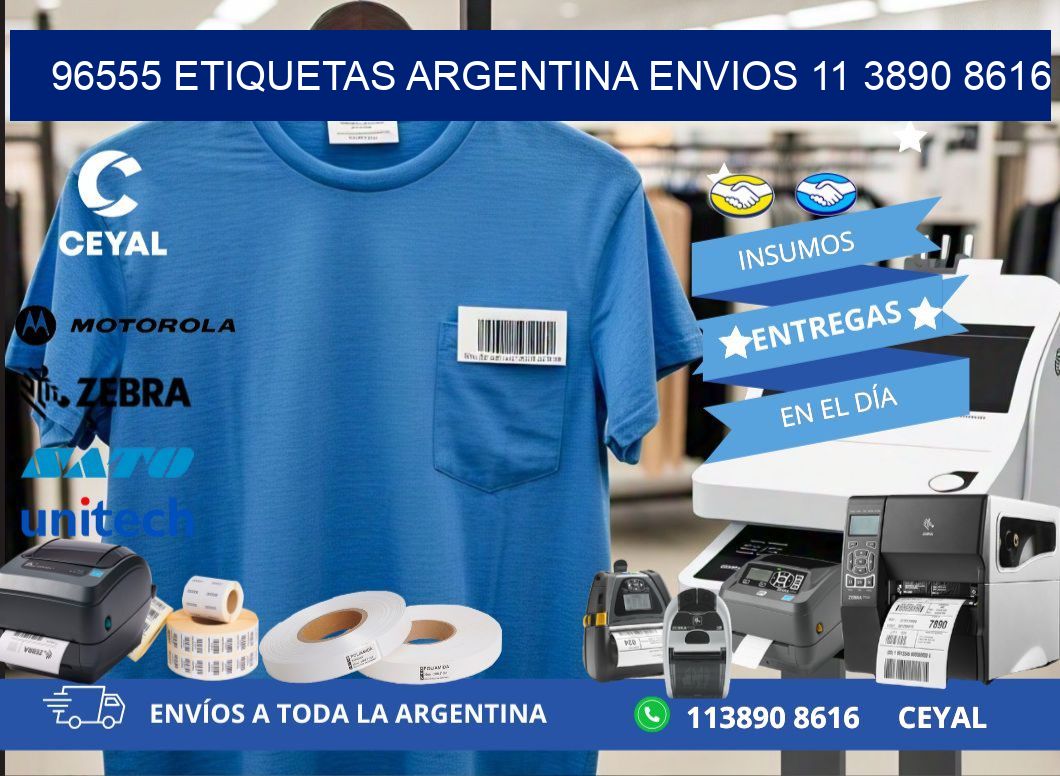 96555 ETIQUETAS ARGENTINA ENVIOS 11 3890 8616