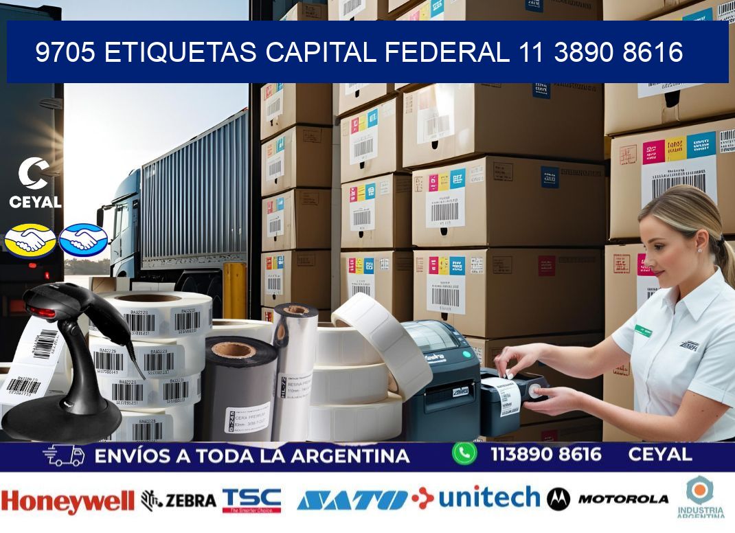 9705 ETIQUETAS CAPITAL FEDERAL 11 3890 8616