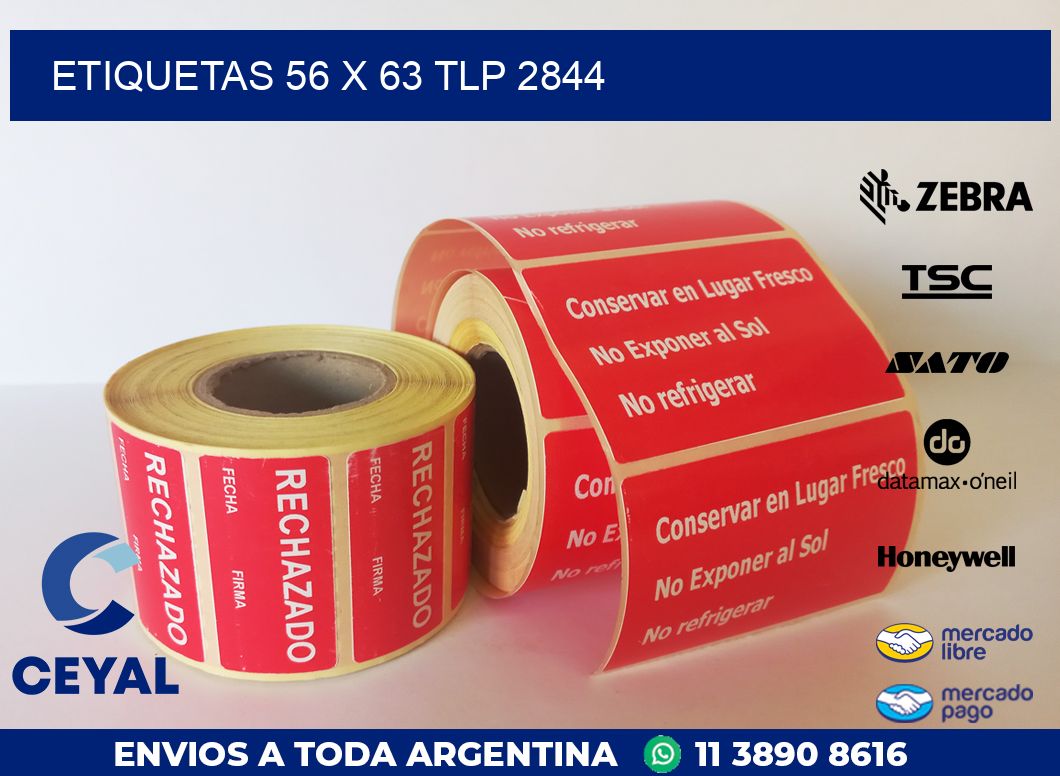 ETIQUETAS 56 x 63 TLP 2844