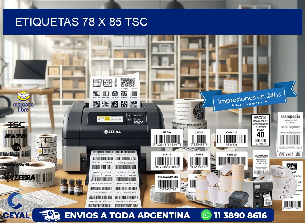 ETIQUETAS 78 x 85 TSC