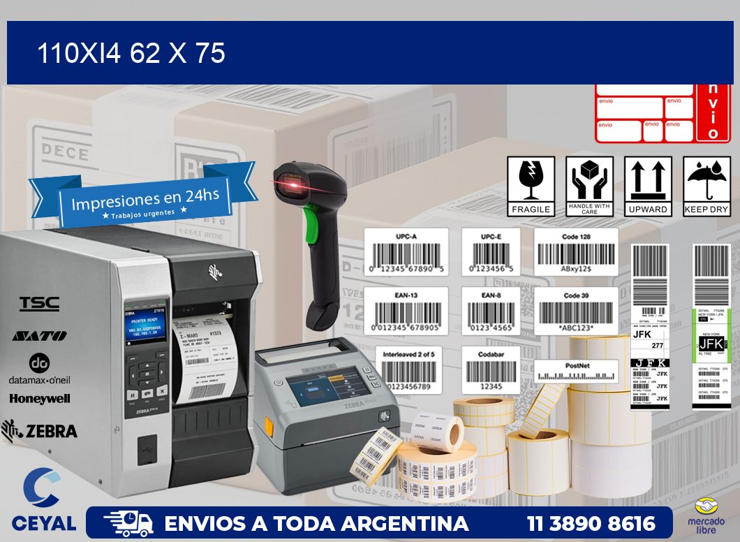 110Xi4 62 x 75