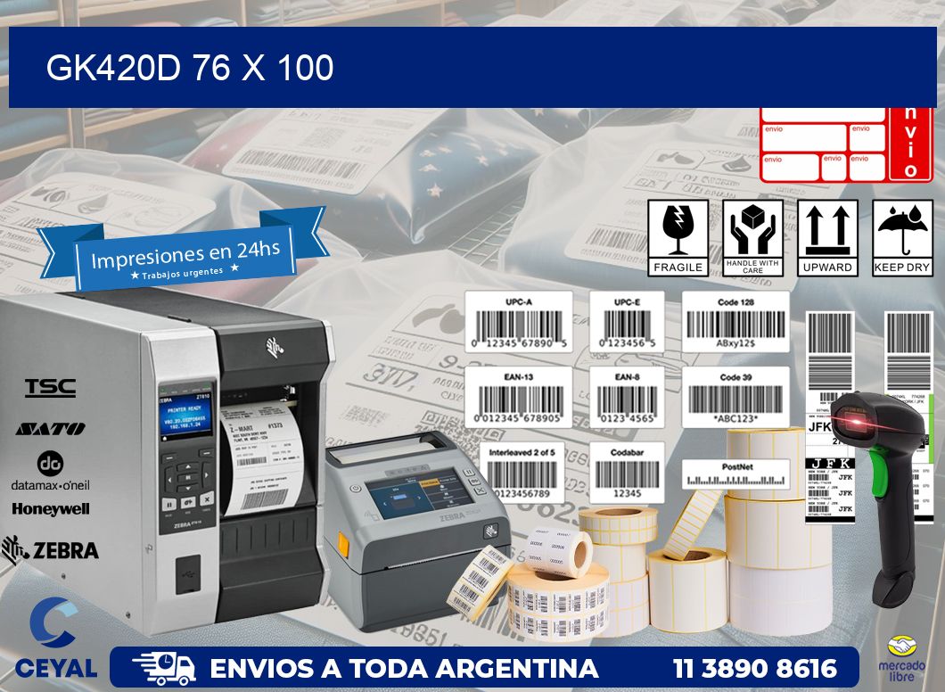 GK420D 76 x 100