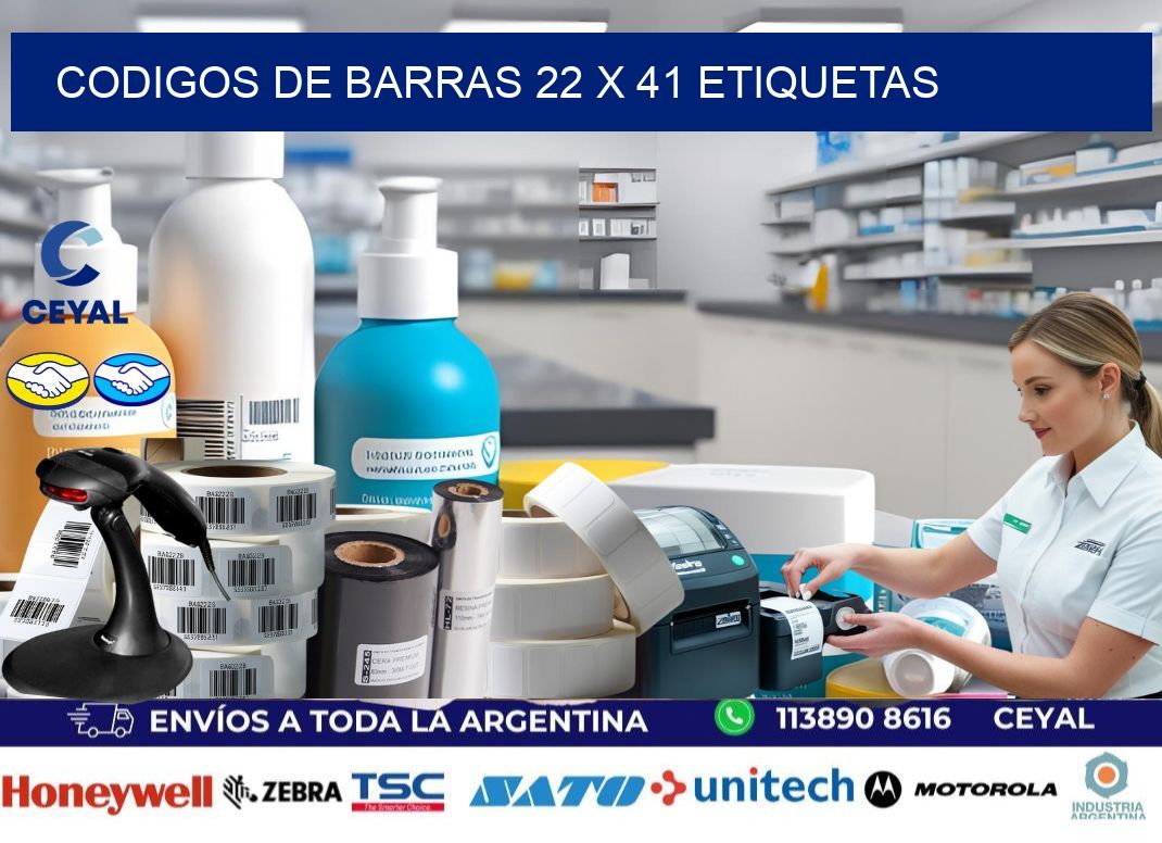 codigos de barras 22 x 41 etiquetas