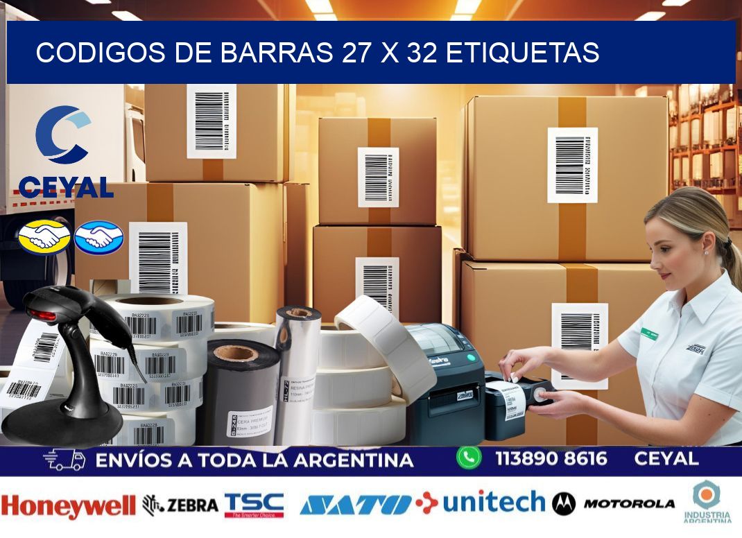 codigos de barras 27 x 32 etiquetas