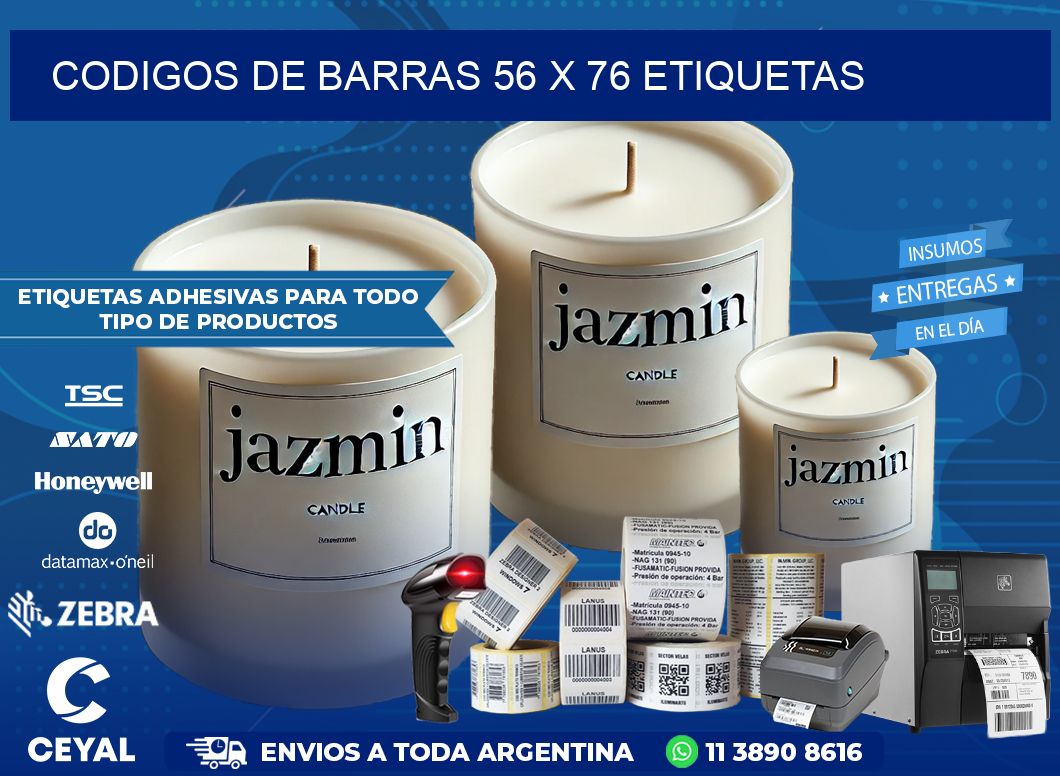 codigos de barras 56 x 76 etiquetas
