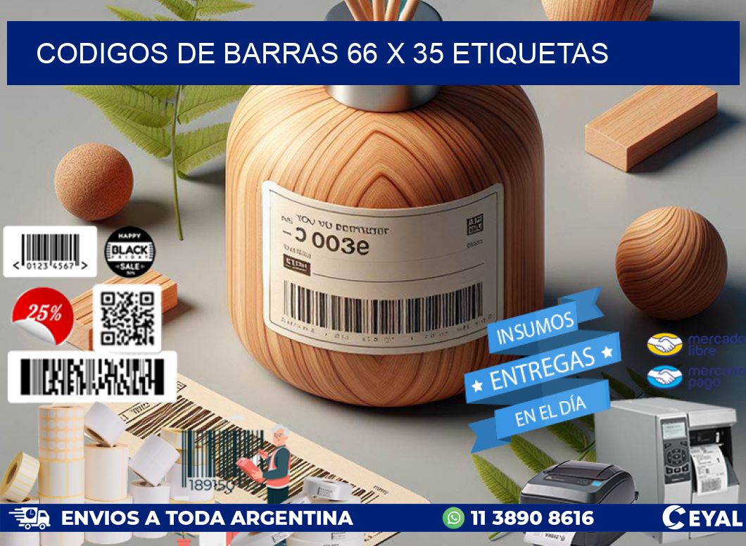 codigos de barras 66 x 35 etiquetas