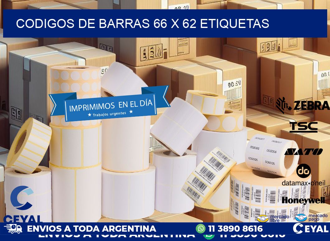 codigos de barras 66 x 62 etiquetas