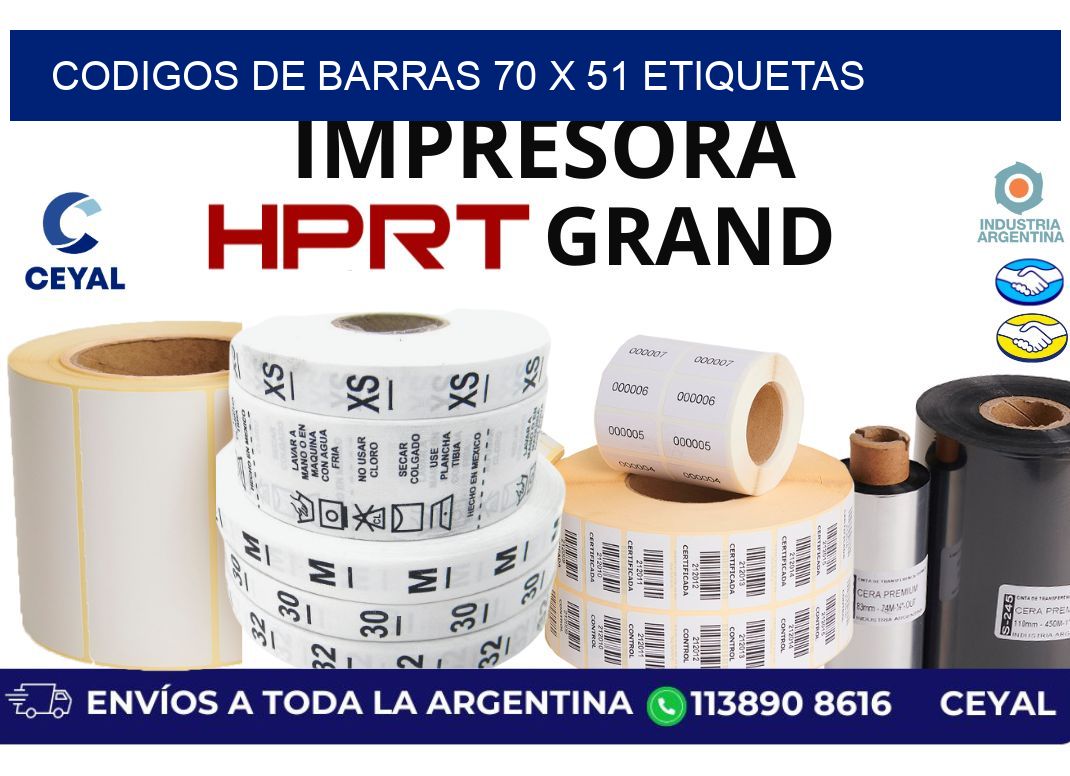 codigos de barras 70 x 51 etiquetas