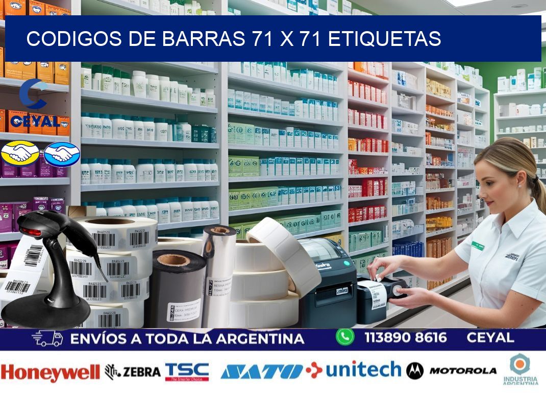 codigos de barras 71 x 71 etiquetas