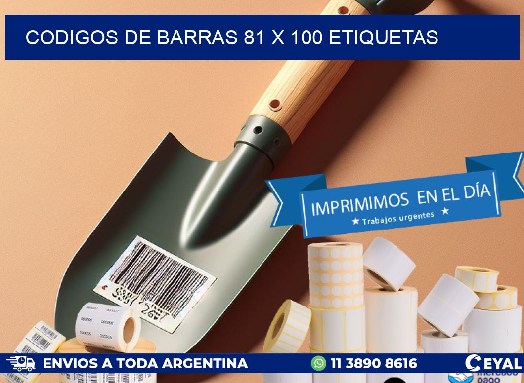 codigos de barras 81 x 100 etiquetas