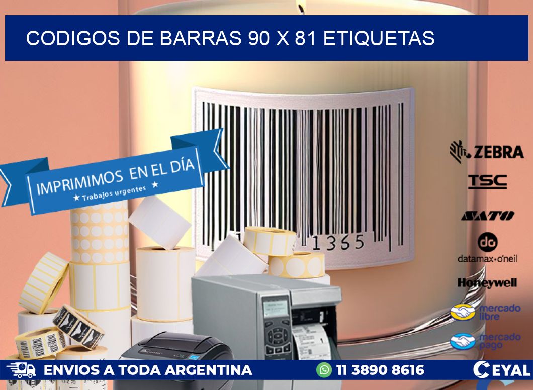 codigos de barras 90 x 81 etiquetas