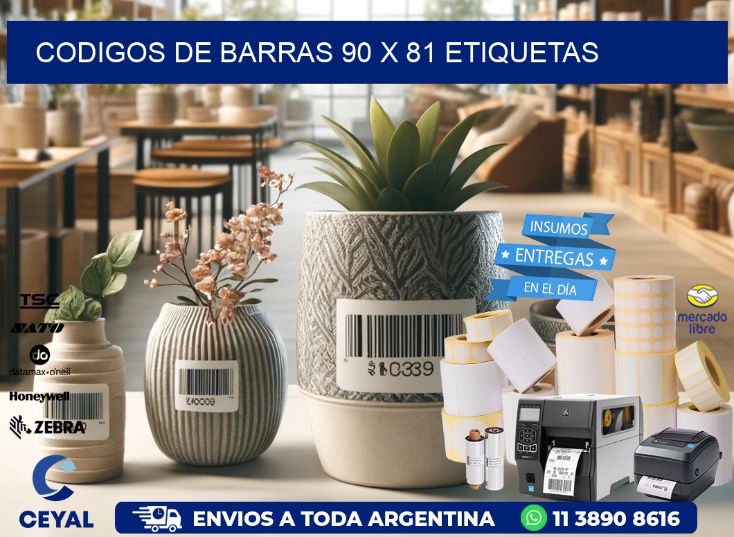 codigos de barras 90 x 81 etiquetas