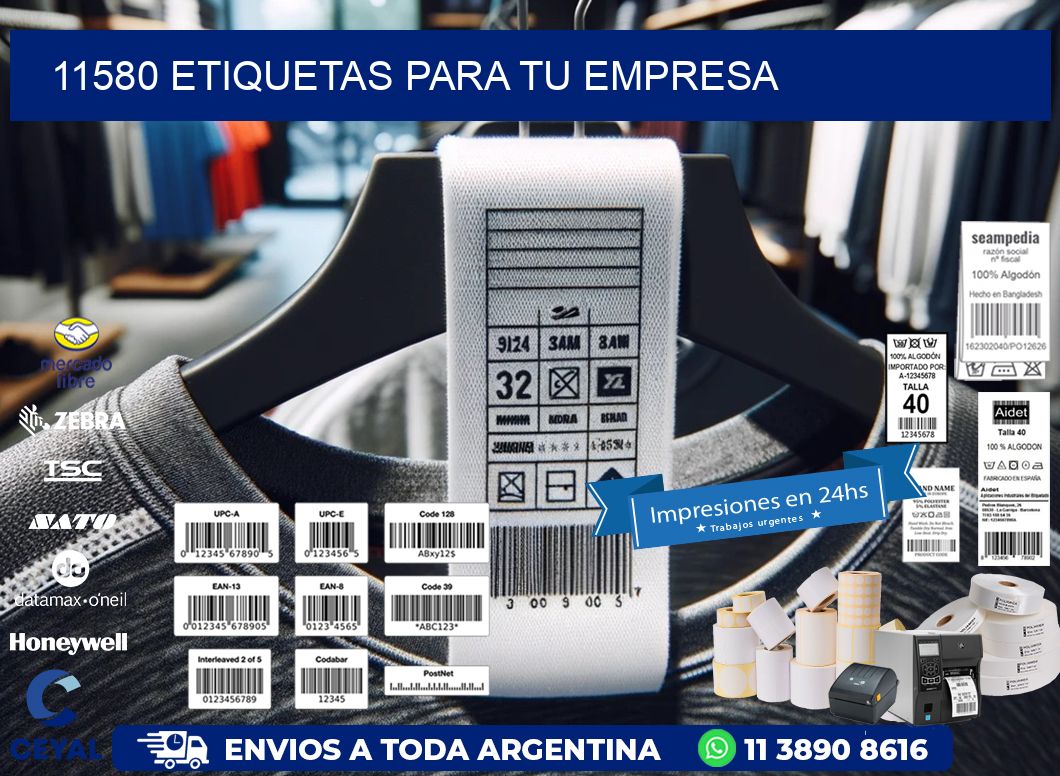 11580 etiquetas para tu empresa