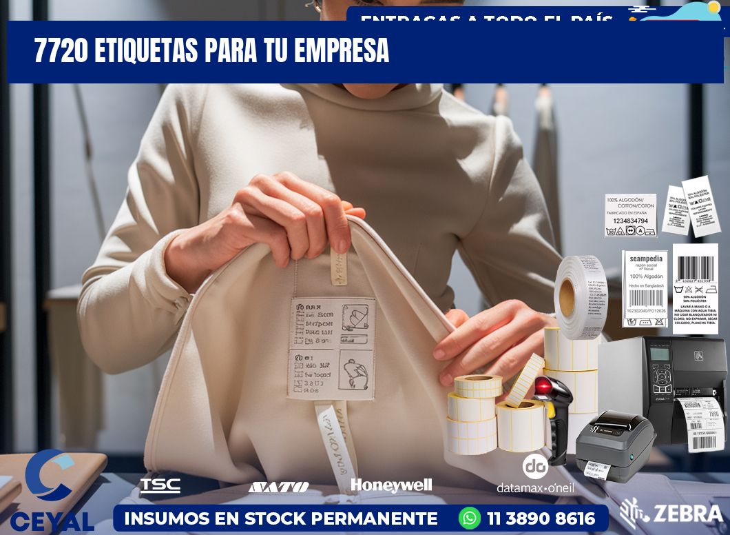 7720 etiquetas para tu empresa