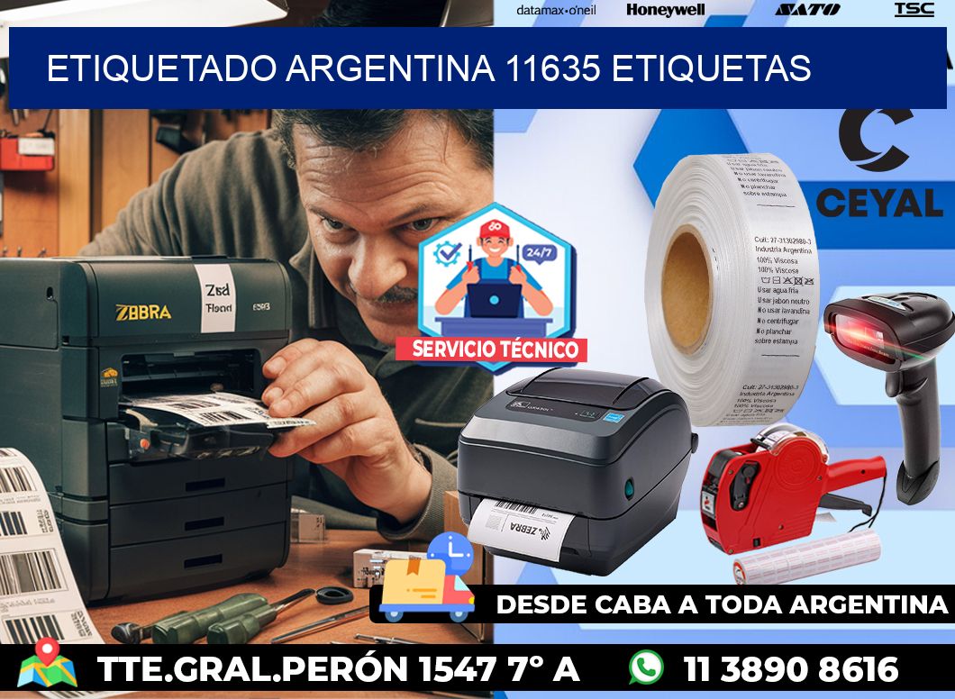 etiquetado argentina 11635 etiquetas