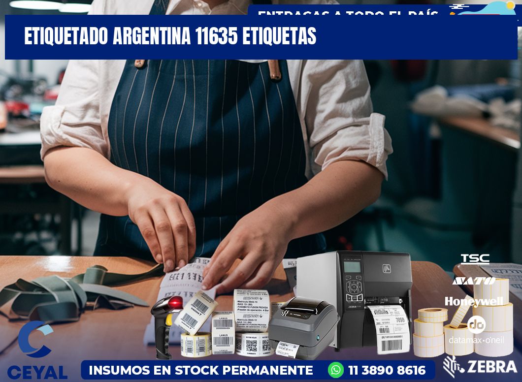 etiquetado argentina 11635 etiquetas