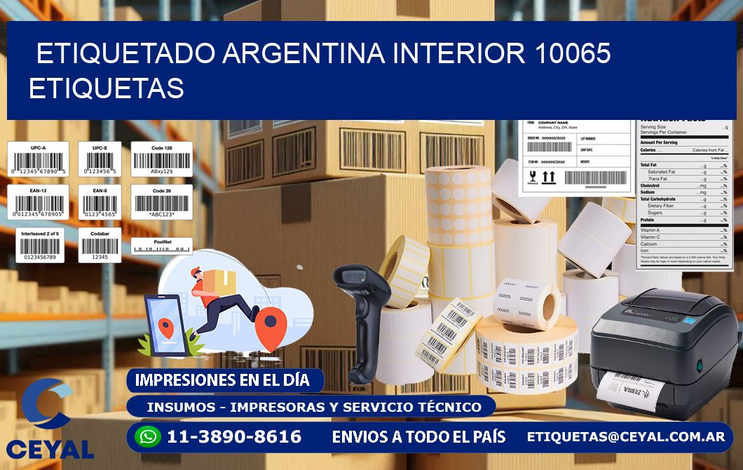 etiquetado argentina interior 10065 etiquetas