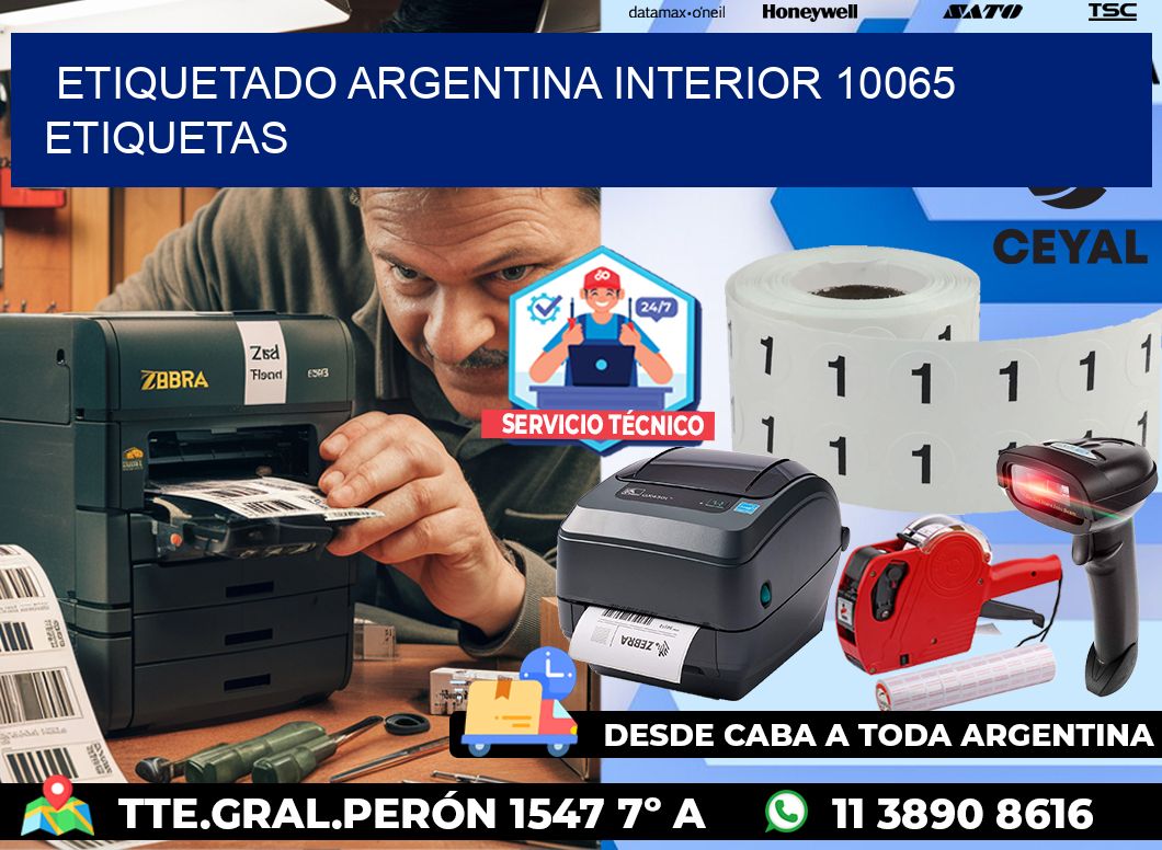 etiquetado argentina interior 10065 etiquetas