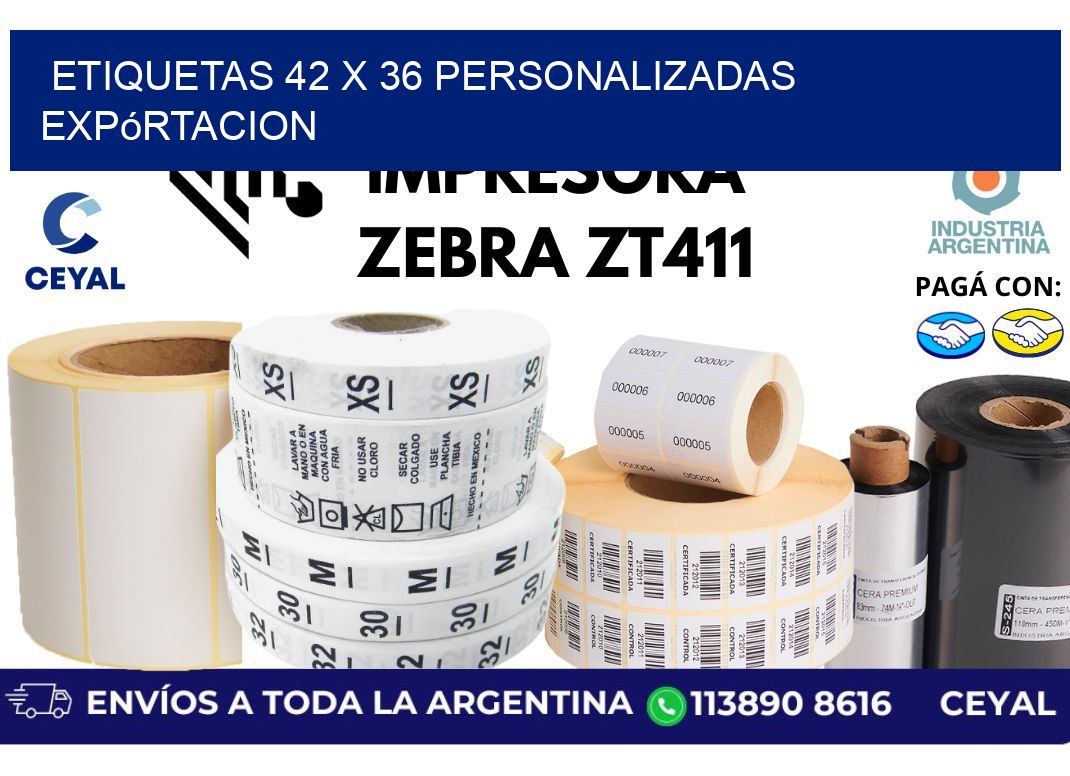 etiquetas 42 x 36 personalizadas expórtacion