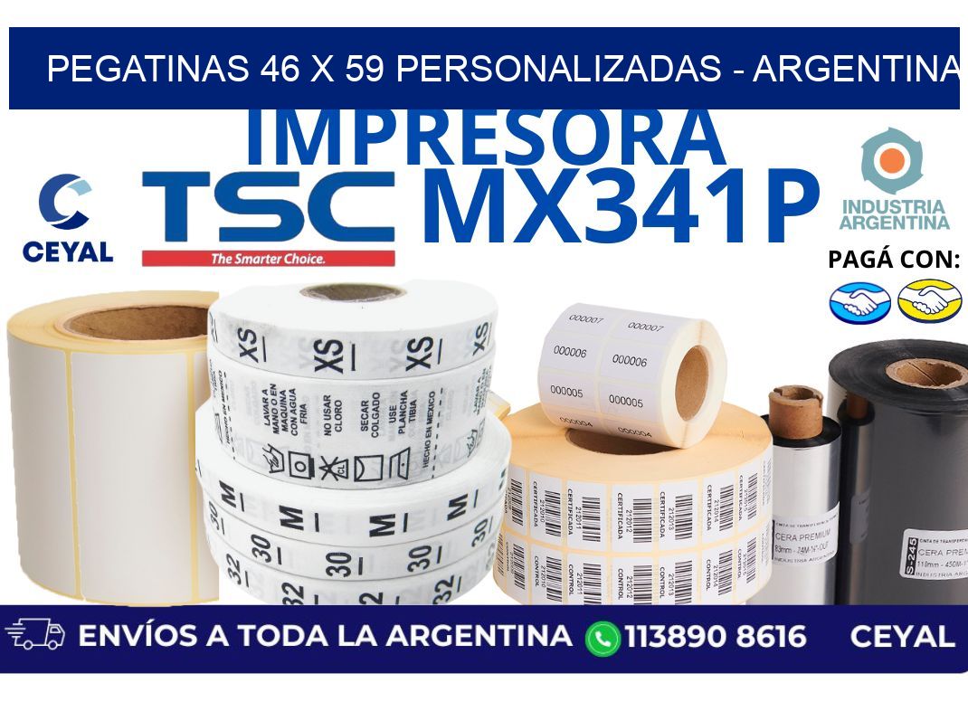 pegatinas 46 x 59 personalizadas - Argentina