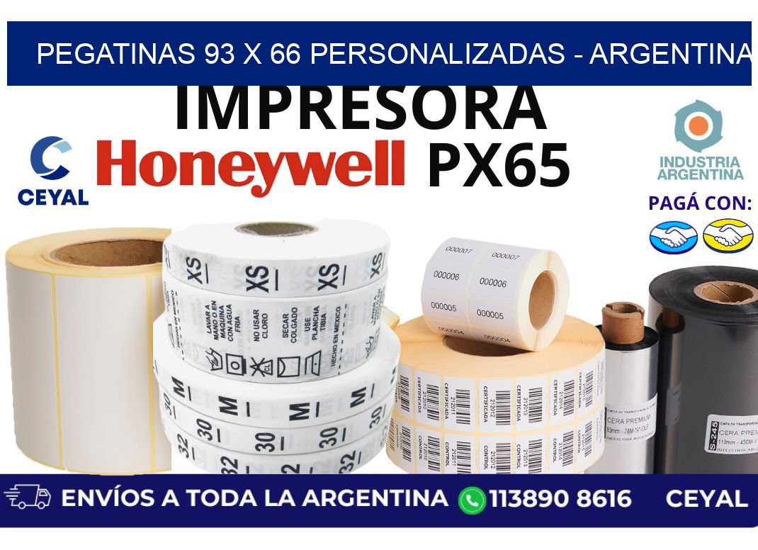 pegatinas 93 x 66 personalizadas - Argentina