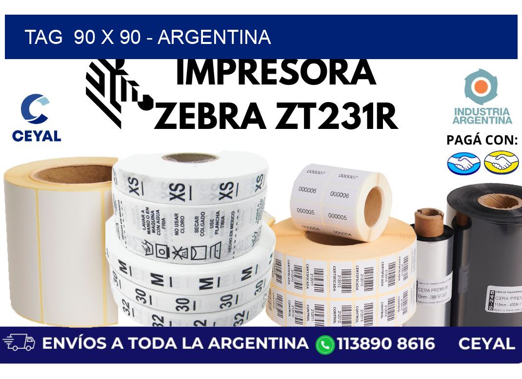 tag  90 x 90 - Argentina