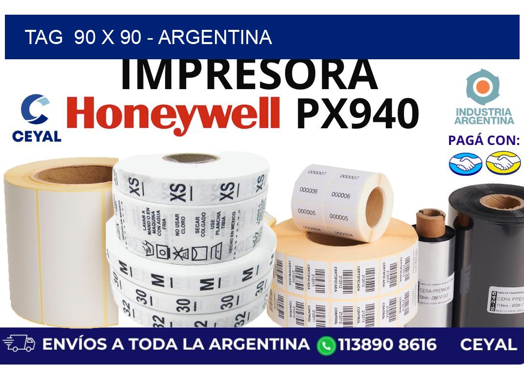 tag  90 x 90 – Argentina