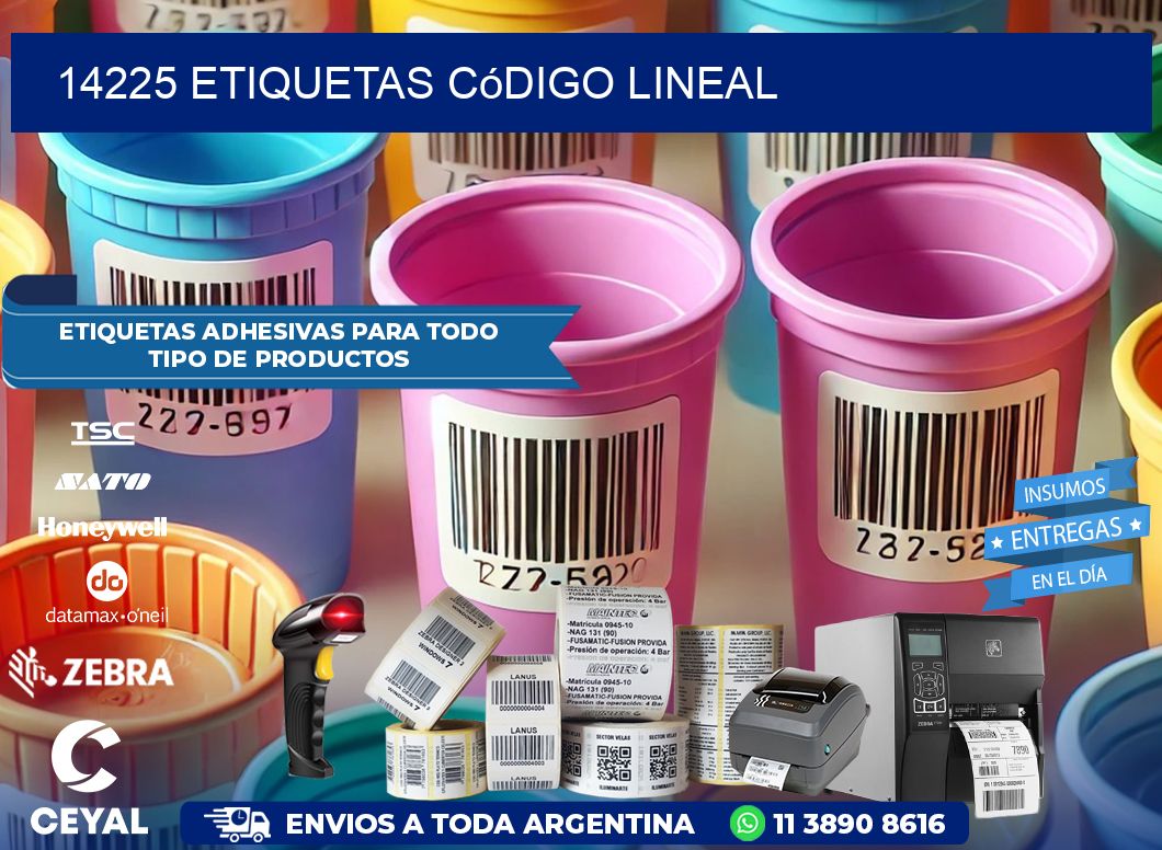 14225 Etiquetas código lineal