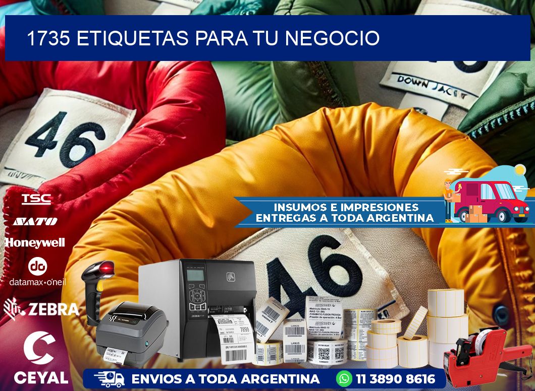 1735 etiquetas para tu negocio