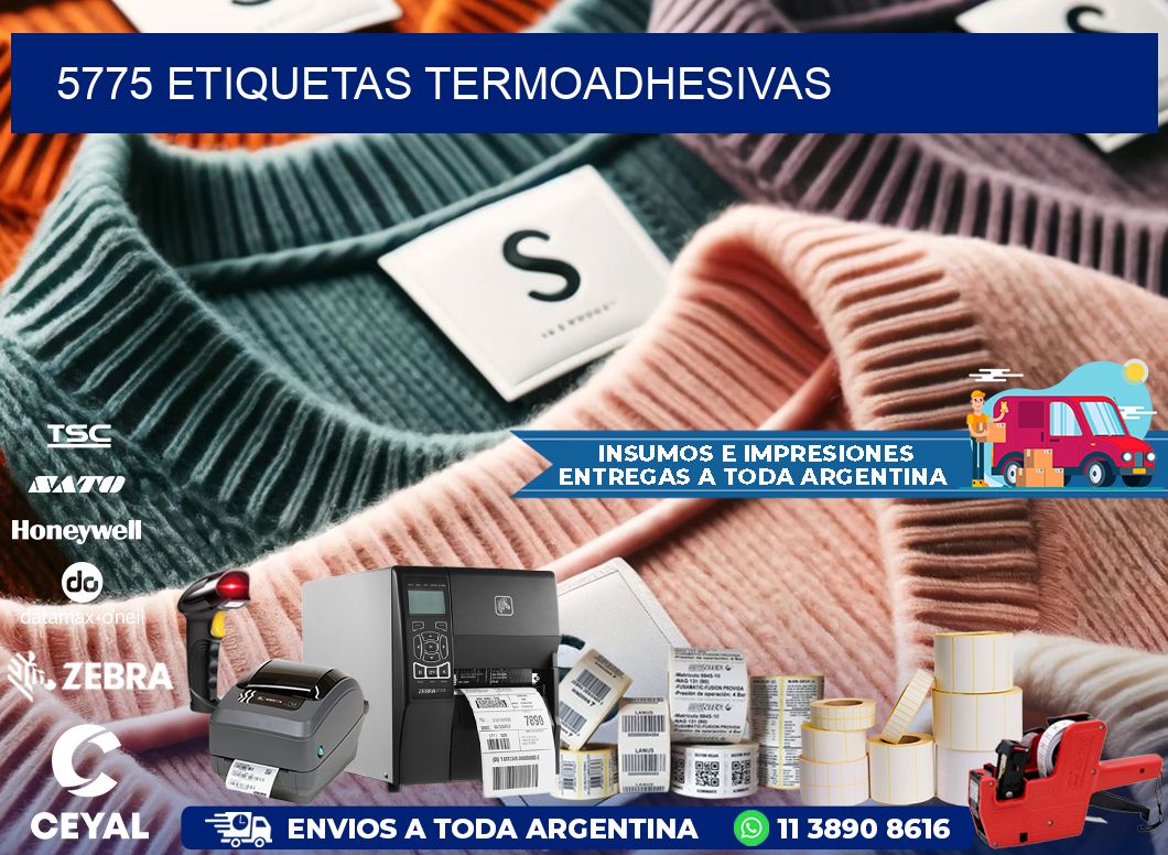5775 etiquetas termoadhesivas