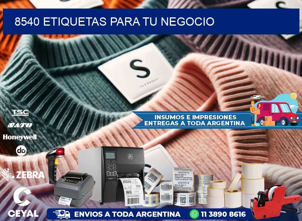 8540 etiquetas para tu negocio