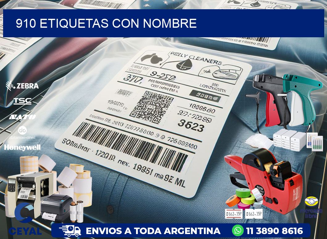 910 etiquetas con nombre