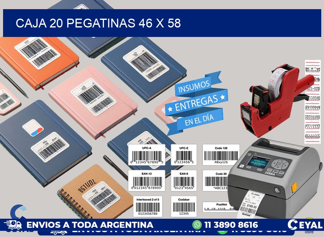 CAJA 20 PEGATINAS 46 x 58