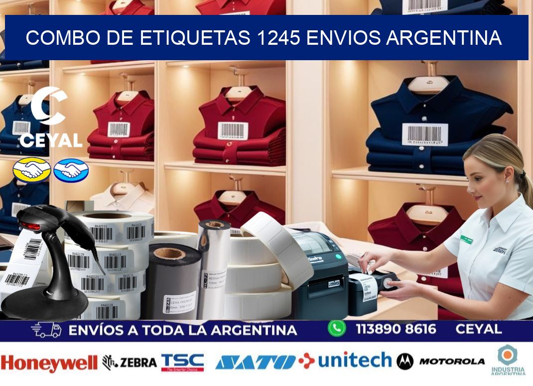 Combo de etiquetas 1245 ENVIOS ARGENTINA