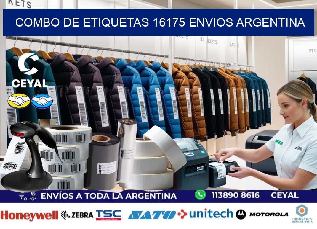 Combo de etiquetas 16175 ENVIOS ARGENTINA