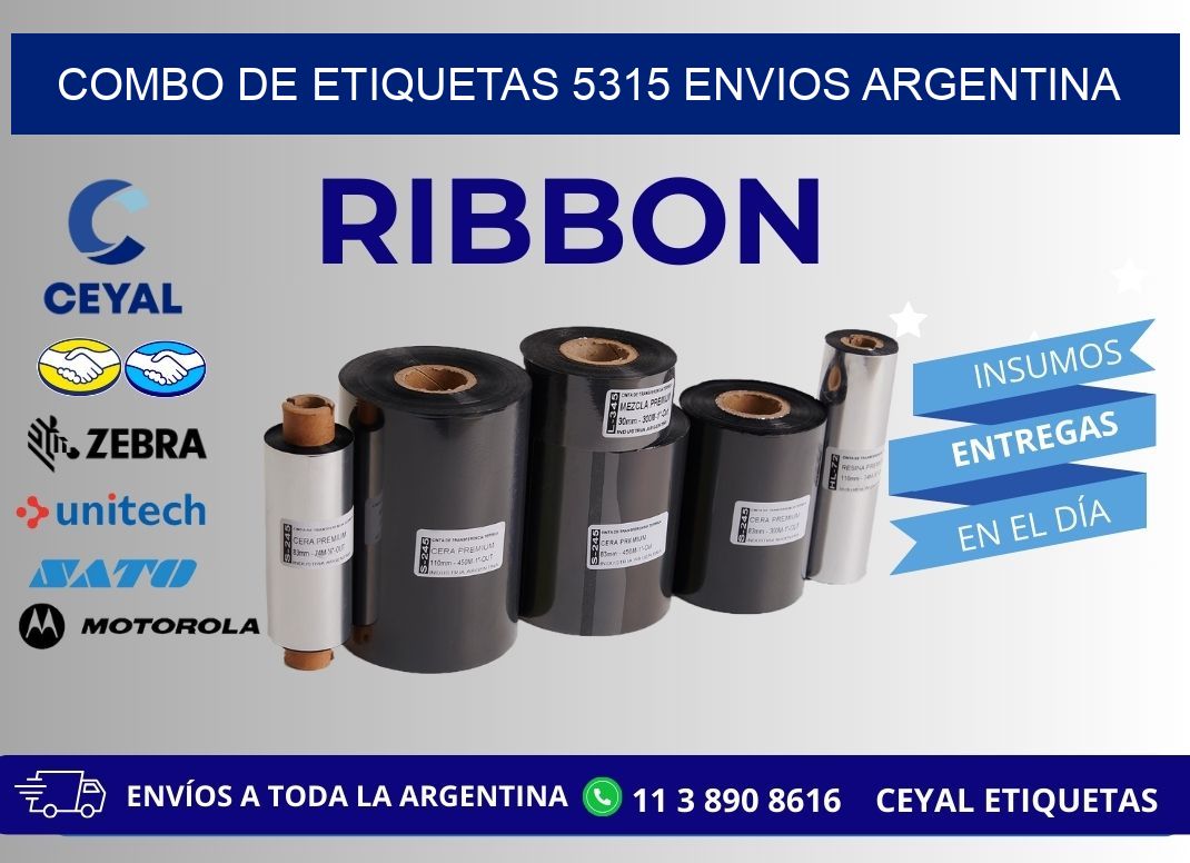 Combo de etiquetas 5315 ENVIOS ARGENTINA