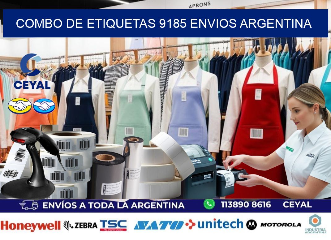 Combo de etiquetas 9185 ENVIOS ARGENTINA