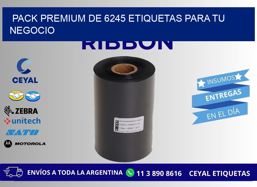 Pack premium de 6245 etiquetas para tu negocio