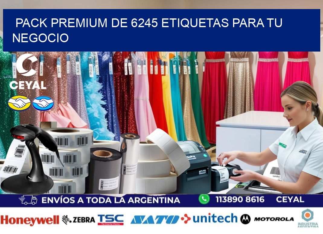 Pack premium de 6245 etiquetas para tu negocio