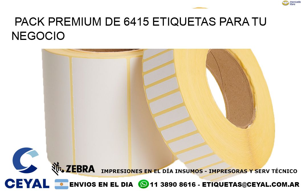 Pack premium de 6415 etiquetas para tu negocio