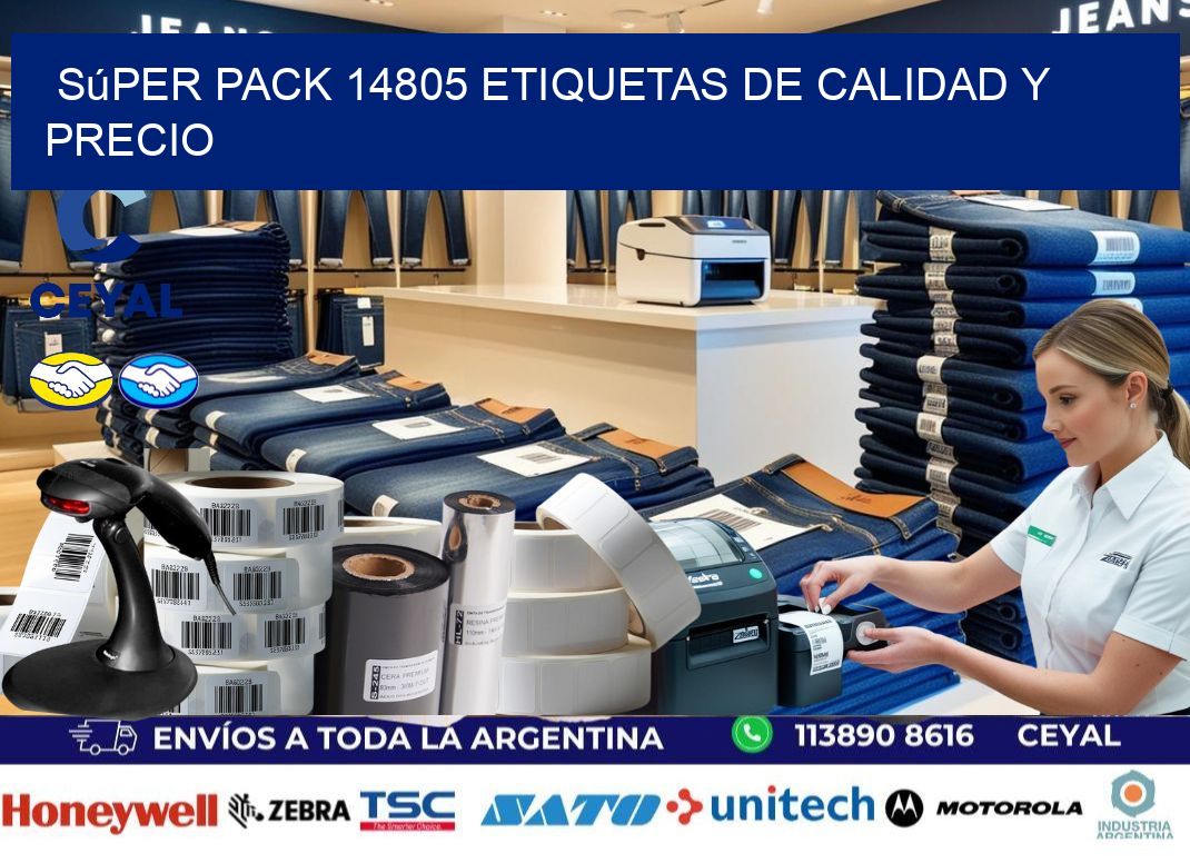 Súper pack 14805 etiquetas de calidad y precio