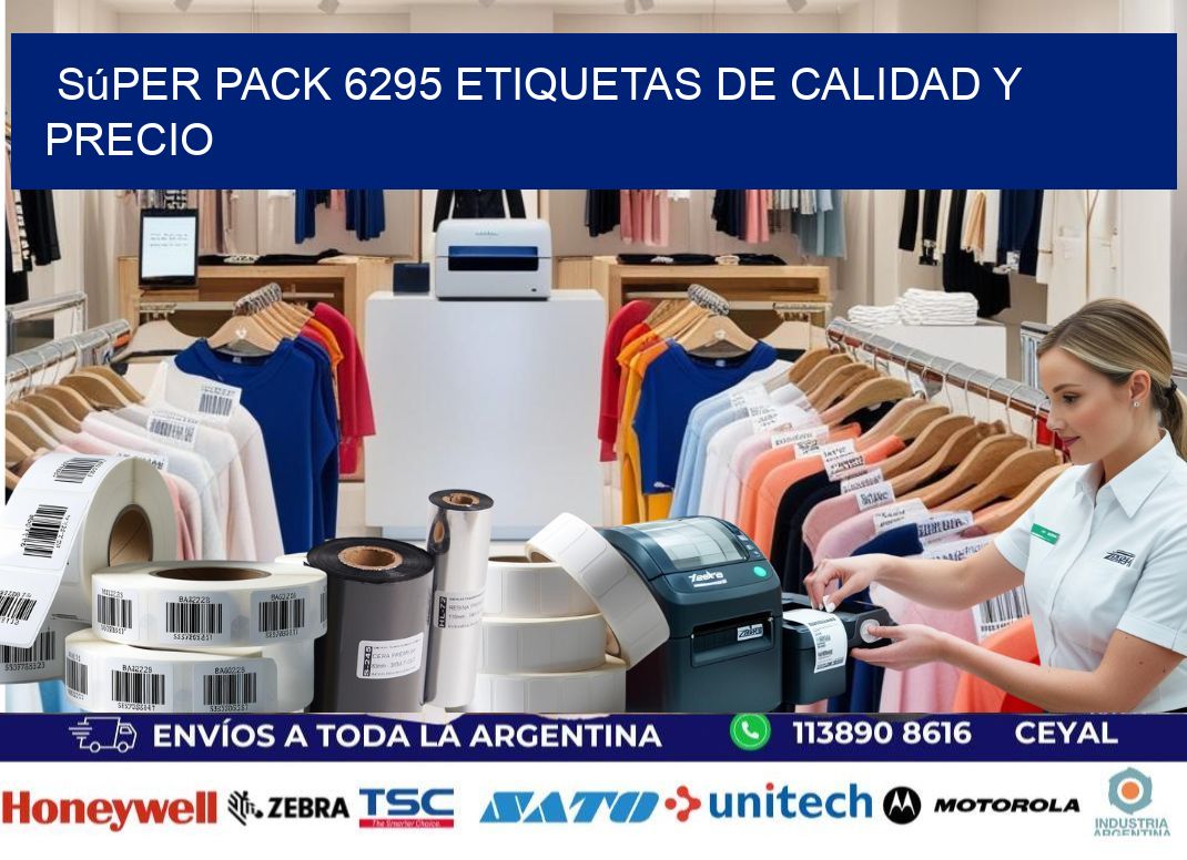 Súper pack 6295 etiquetas de calidad y precio