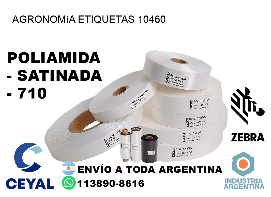 Agronomía etiquetas 10460